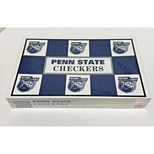 NEW! Vintage Penn State Collegiate Checkers Blue vs White Football 1994 Sealed